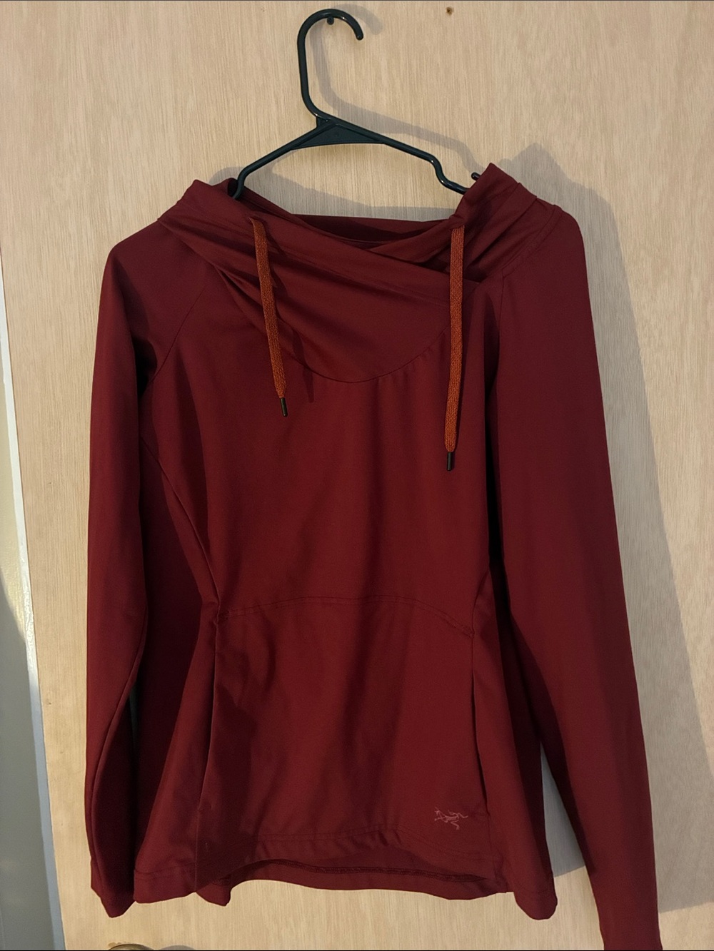 Arc’teryx Women’s Pullover Mock Neck Top in Deep Burgundy